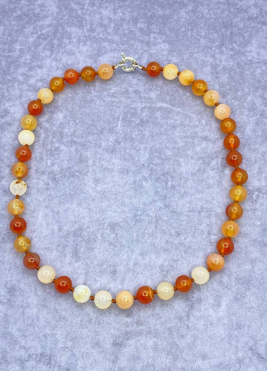 Бусы Сердолик 46 см 10мм No Brand (262821667)