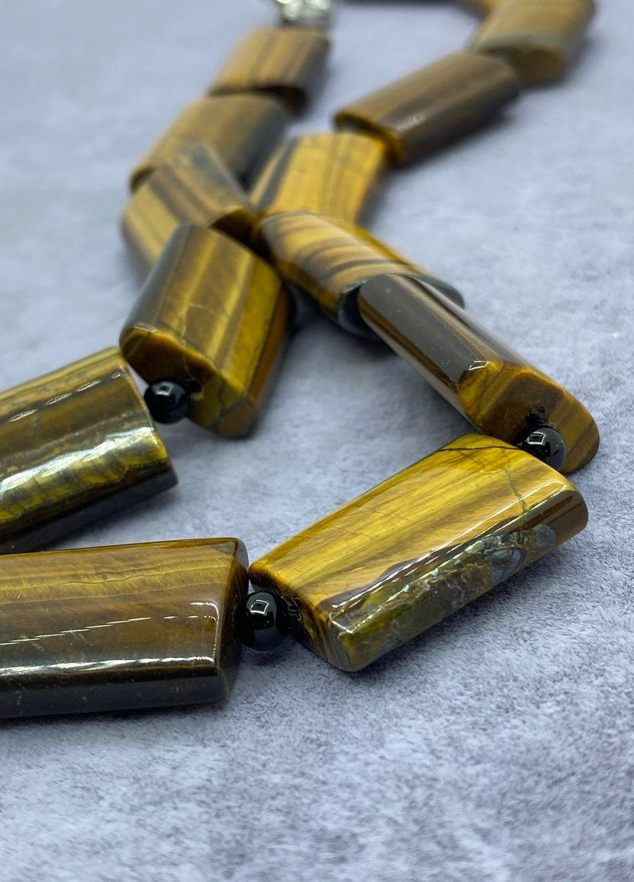 Бусы Тигровый глаз 50 см No Brand (262821613)