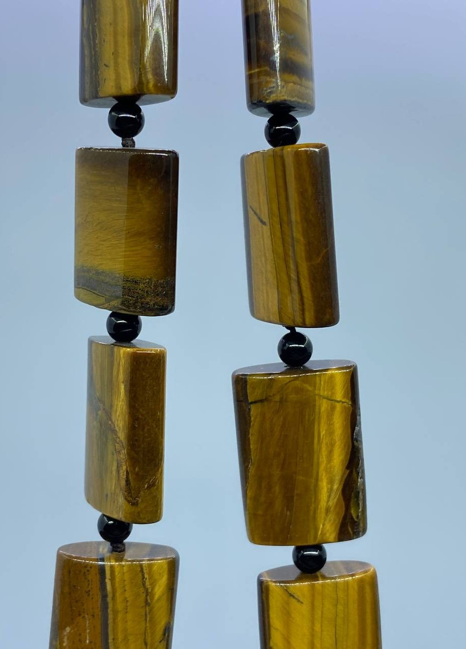 Бусы Тигровый глаз 50 см No Brand (262821613)