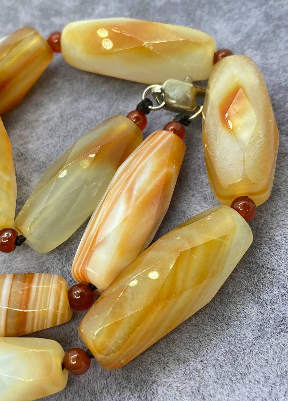 Намисто Сардонікс 46 см No Brand (262821619)