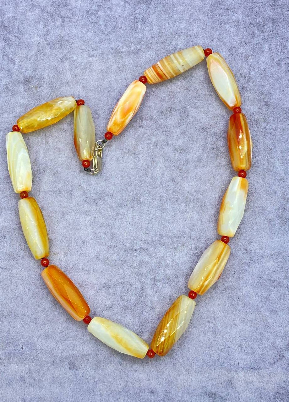 Намисто Сардонікс 46 см No Brand (262821619)