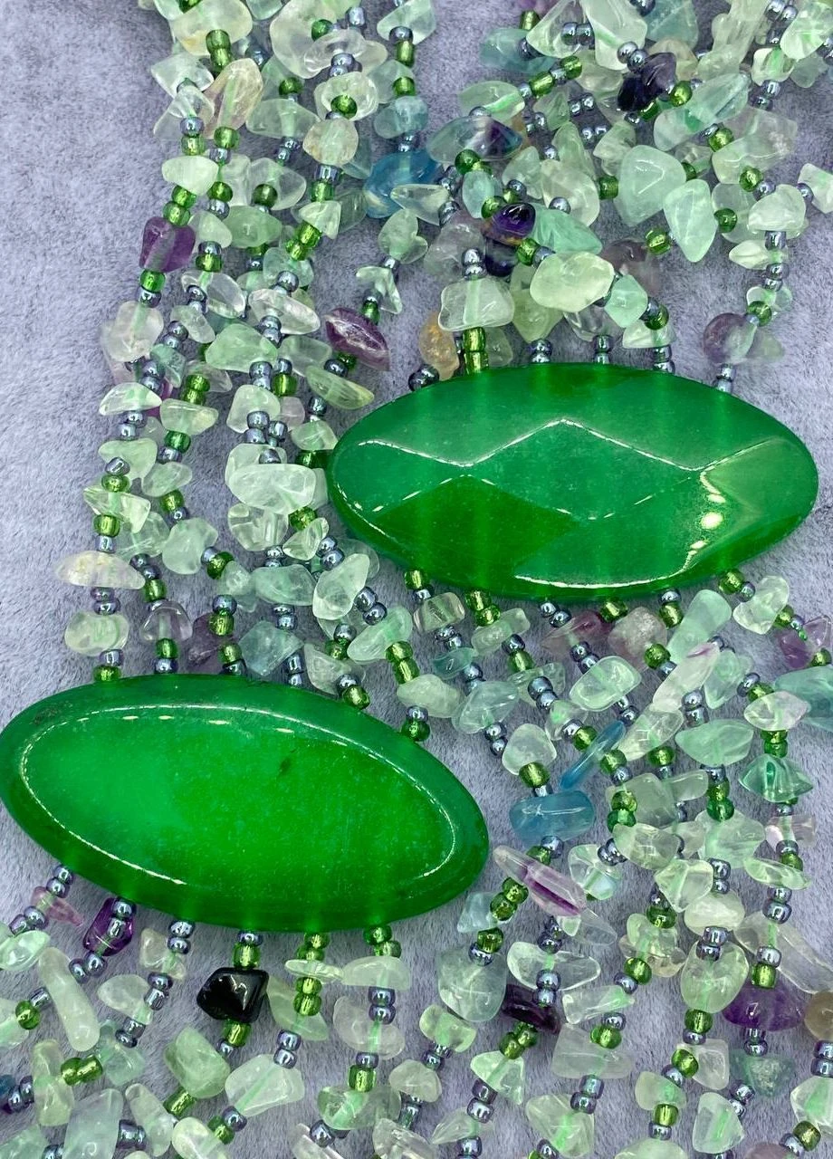 Бусы Флюорит 54 см No Brand (262821687)