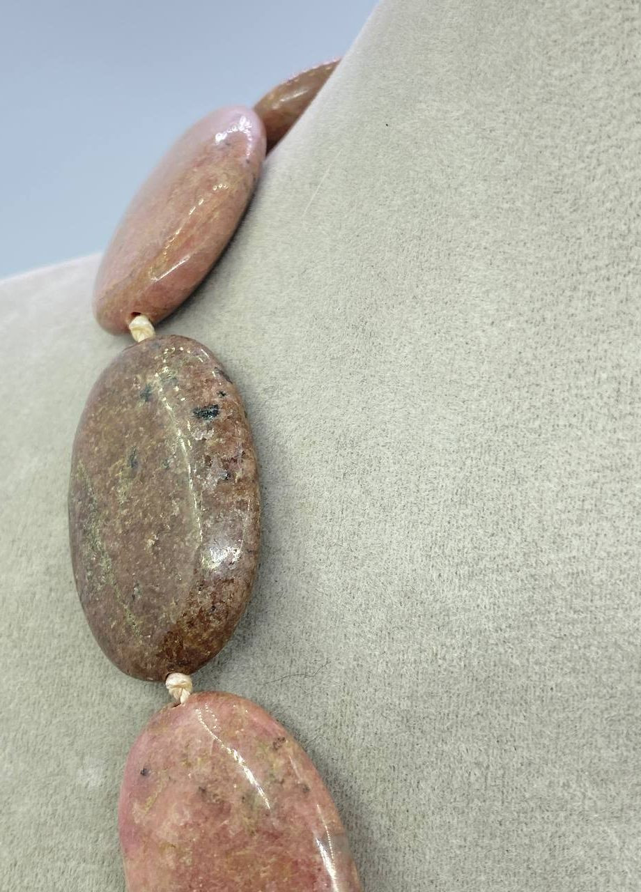 Намисто Родоніт 44 см No Brand (262821808)