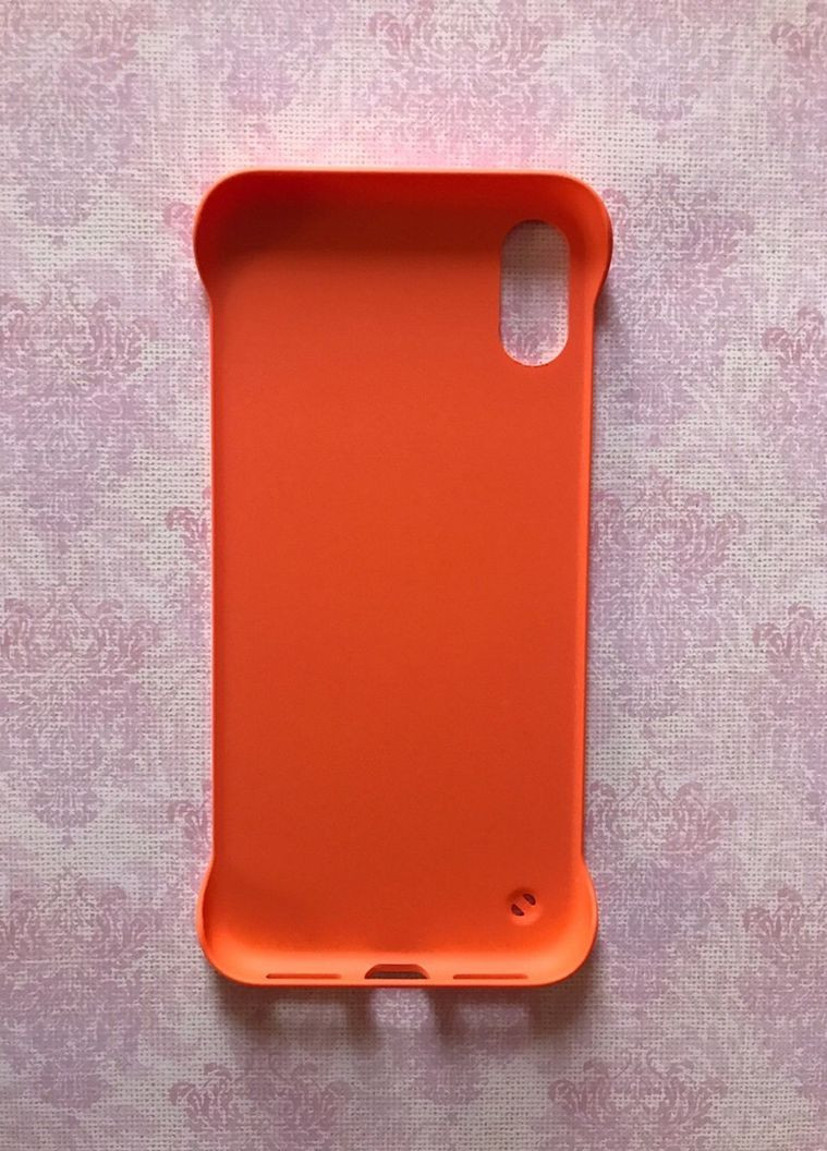 Пластиковий матовий чохол-накладка для Apple iPhone X/Xs Жовтогарячий Creative (262814512)