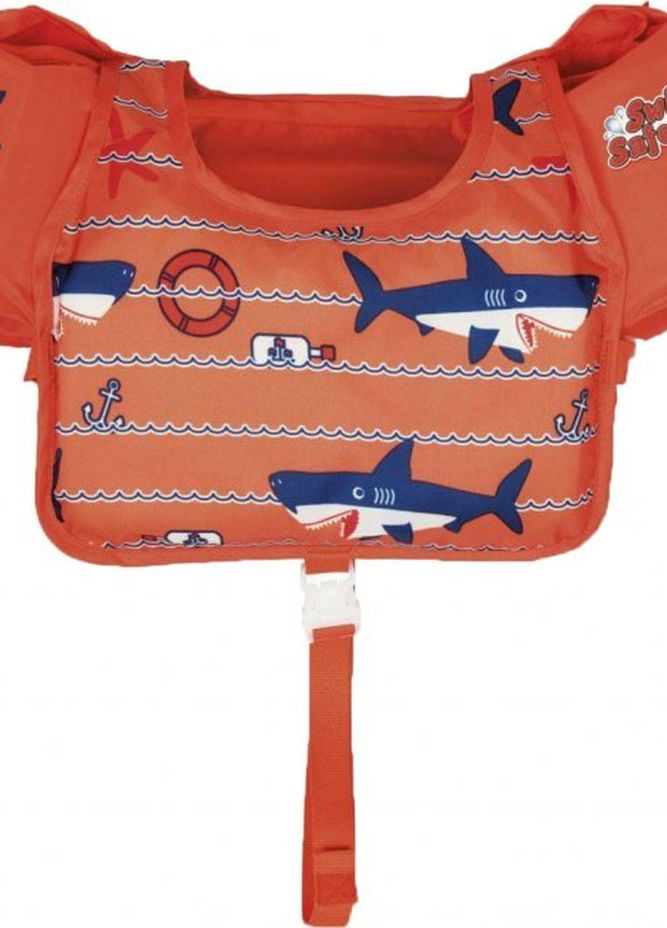 Жилет для плавання Swim Vest With Sleeves помаранчевий Дитячий 18-30кг Aqua Speed (262981811)