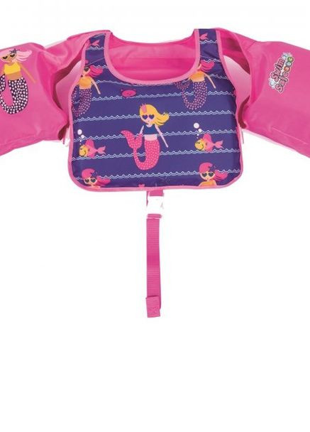 Жилет для плавания Swim Vest With Sleeves розовый, синий Детский 18-30кг Aqua Speed (262981769)