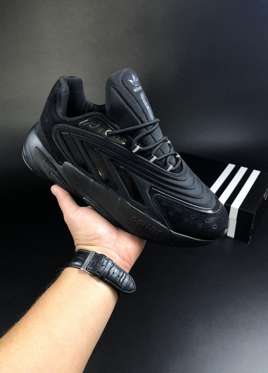 Черные демисезонные черные мужские кроссовки No Brand
