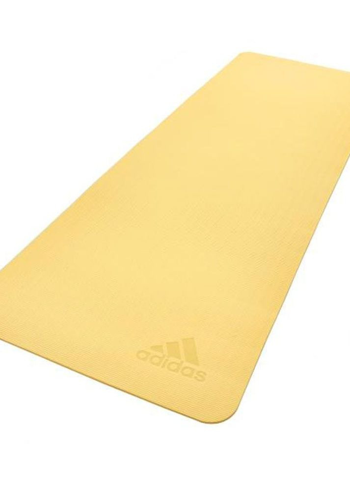 Килимок для йоги Premium Yoga Mat жовтий Unisex 176 х 61 х 0,5 см adidas (262981904)