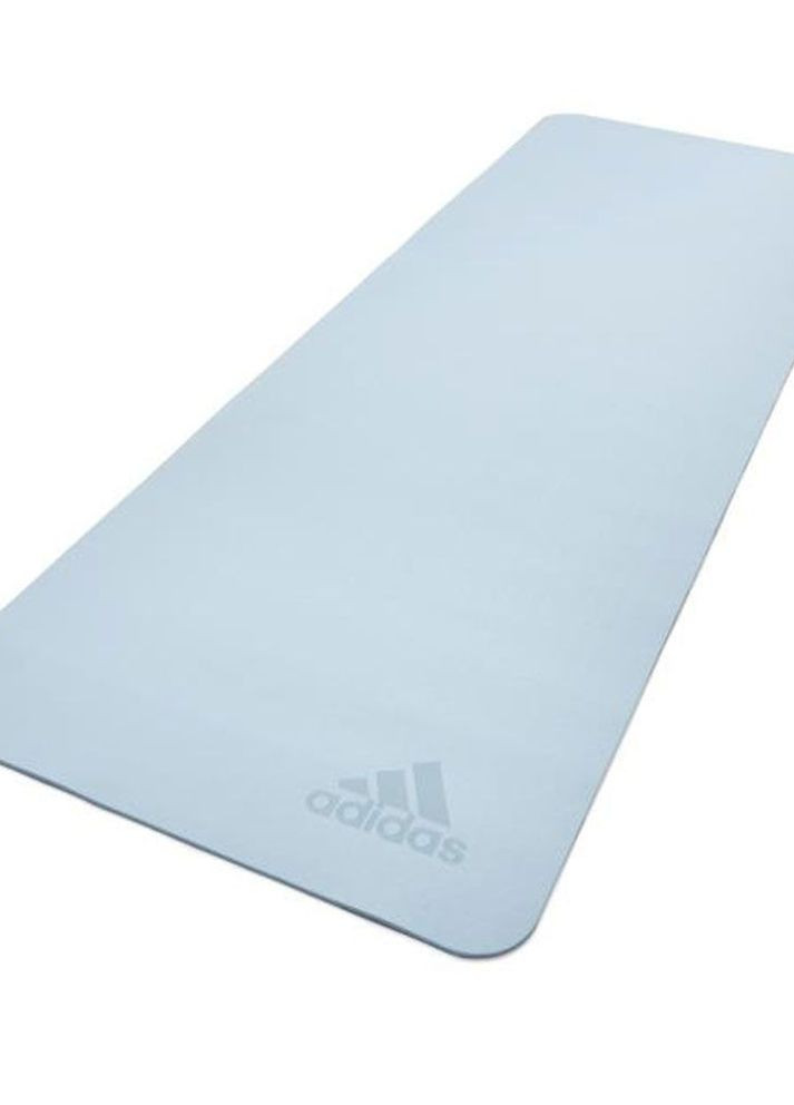 Коврик для йоги Premium Yoga Mat светло-голубой Unisex 176 х 61 х 0,5 см adidas (262981891)