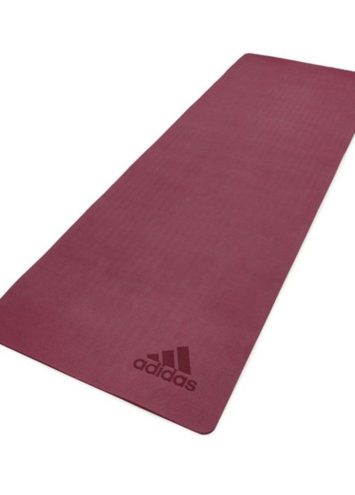 Коврик для йоги Premium Yoga Mat красный Unisex 176 х 61 х 0,5 см adidas (262981894)