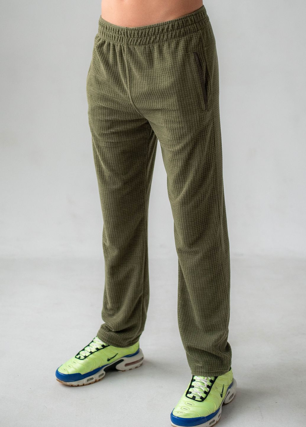 Зеленые повседневный демисезонные брюки GorLin