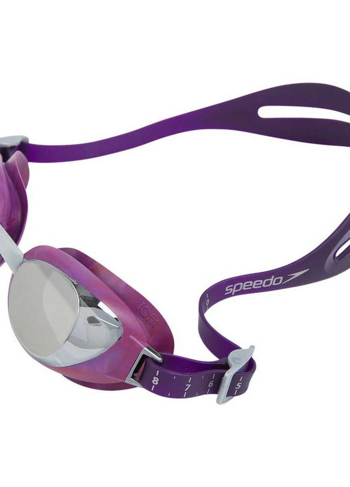 Окуляри для плавання AQUAPURE MIR GOG V2 AF фіолетовий, срібло Жіночі OSFM Speedo (262981616)
