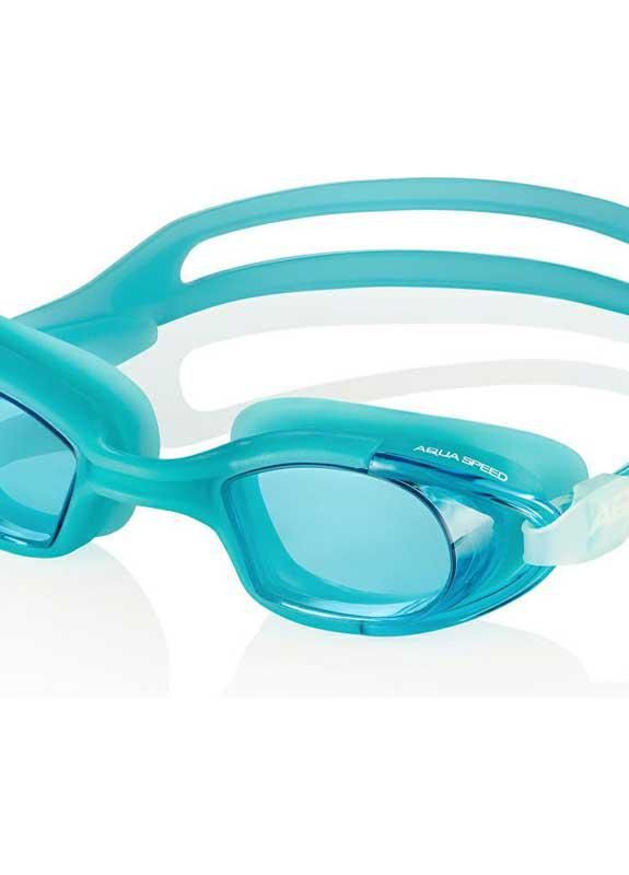 Очки для плавания MAREA бирюзовый Unisex OSFM Aqua Speed (262981797)