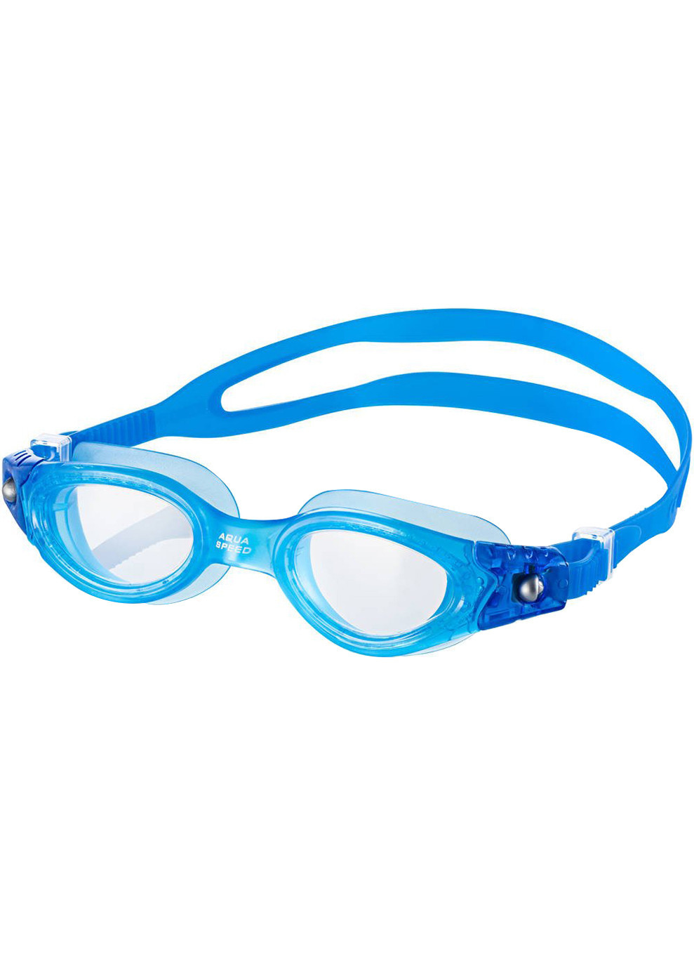 Очки для плавания ATOS синий детские OSFM Aqua Speed (262981779)