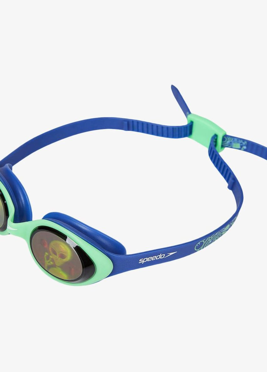 Очки для плавания ILLUSION 3D PRT JU синий, зеленый детский OSFM Speedo (262981614)