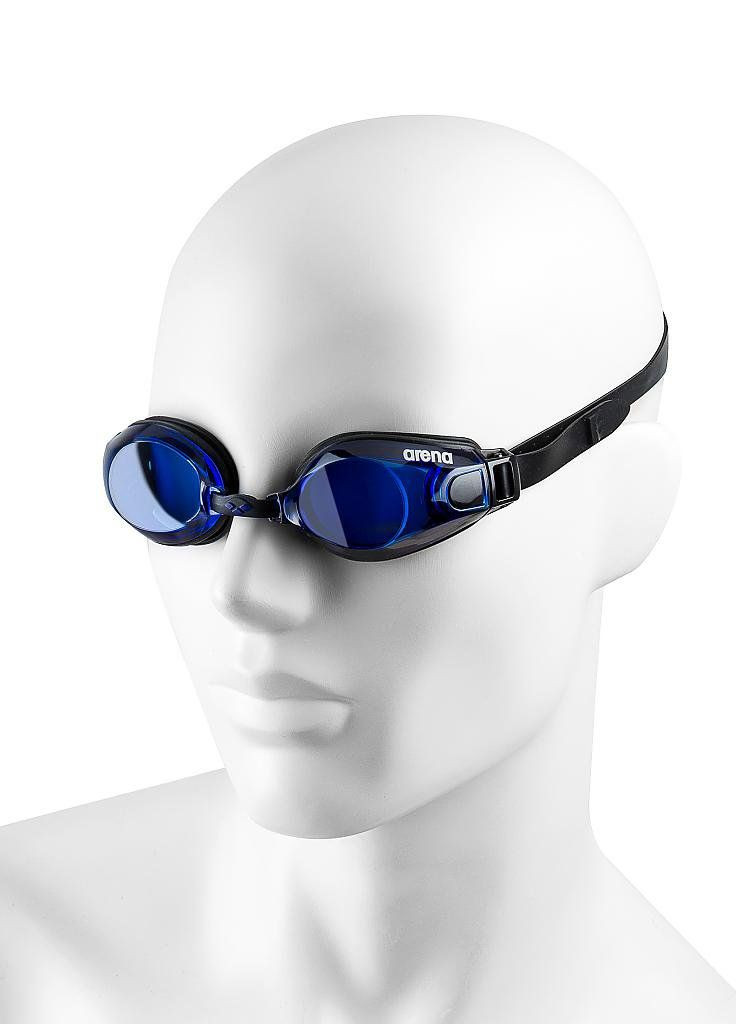 Очки для плавания ZOOM X-FIT черный, синий Unisex OSFM Arena (262981656)