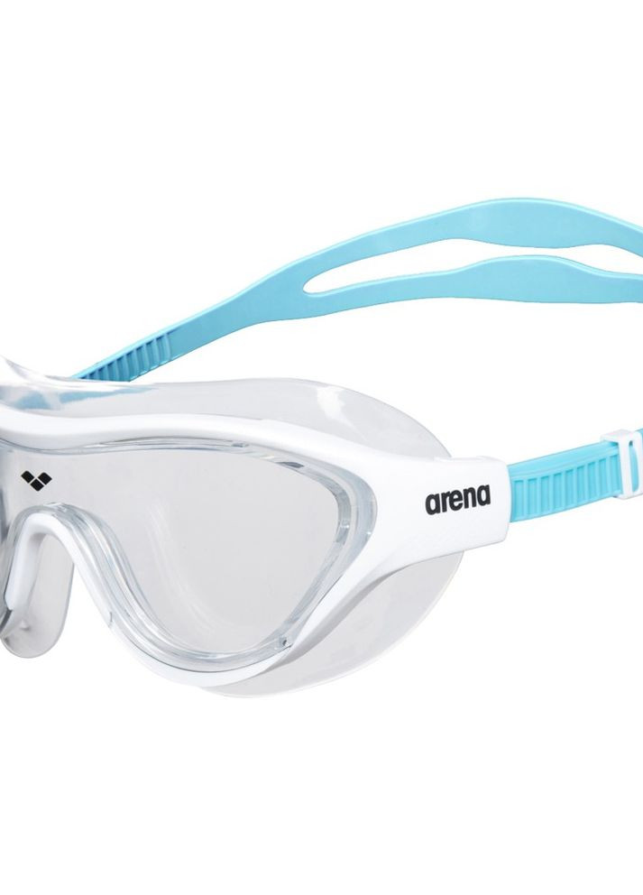 Очки для плавания THE ONE MASK JR белый, голубой детский OSFM Arena (262981693)
