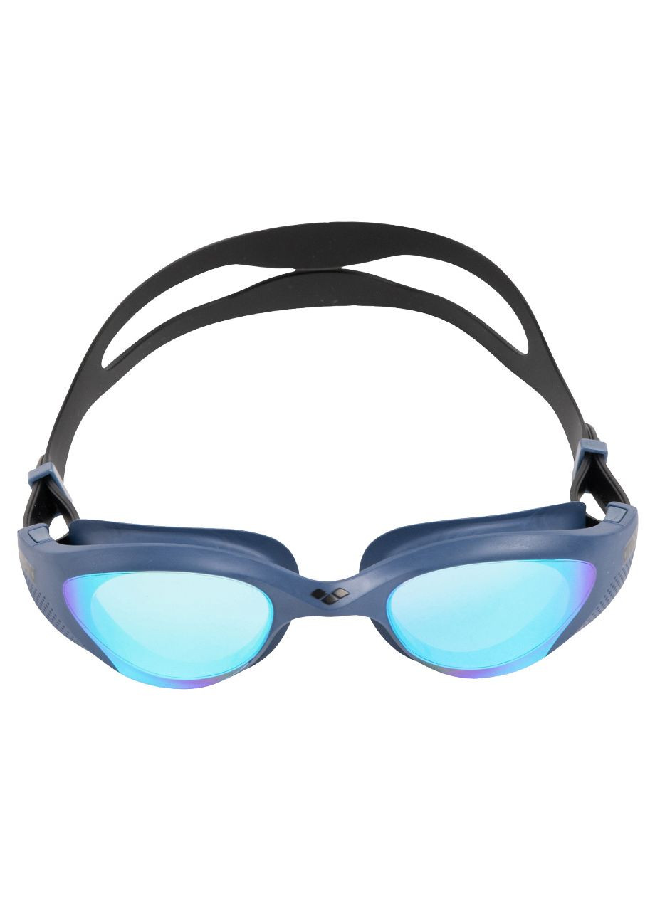 Очки для плавания THE ONE MIRROR сине-серый, темно-синий Unisex OSFM Arena (262981732)