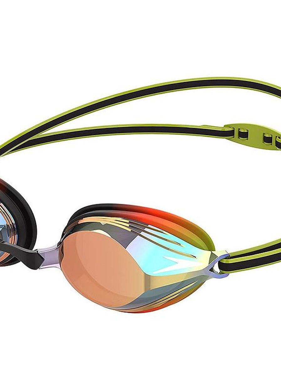 Окуляри для плавання VENGEANCE MIR GOG JUсчорний, зелений дитячі OSFM Speedo (262981619)