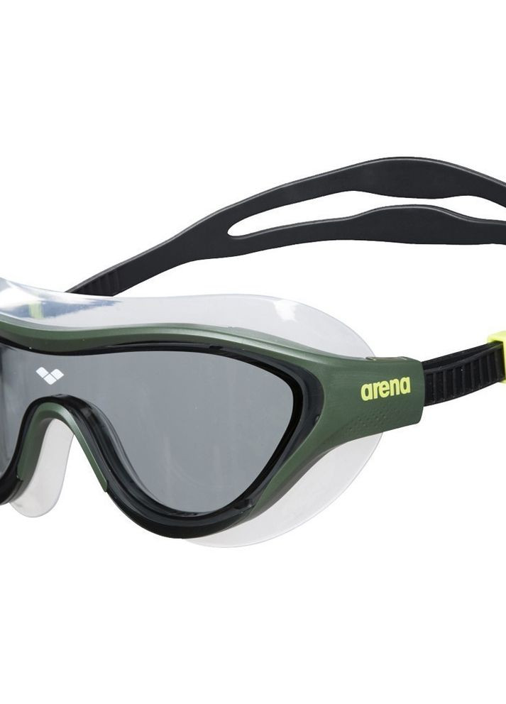 Окуляри для плавання THE ONE MASK димчастий, зелений, чорний Unisex OSFM Arena (262981696)