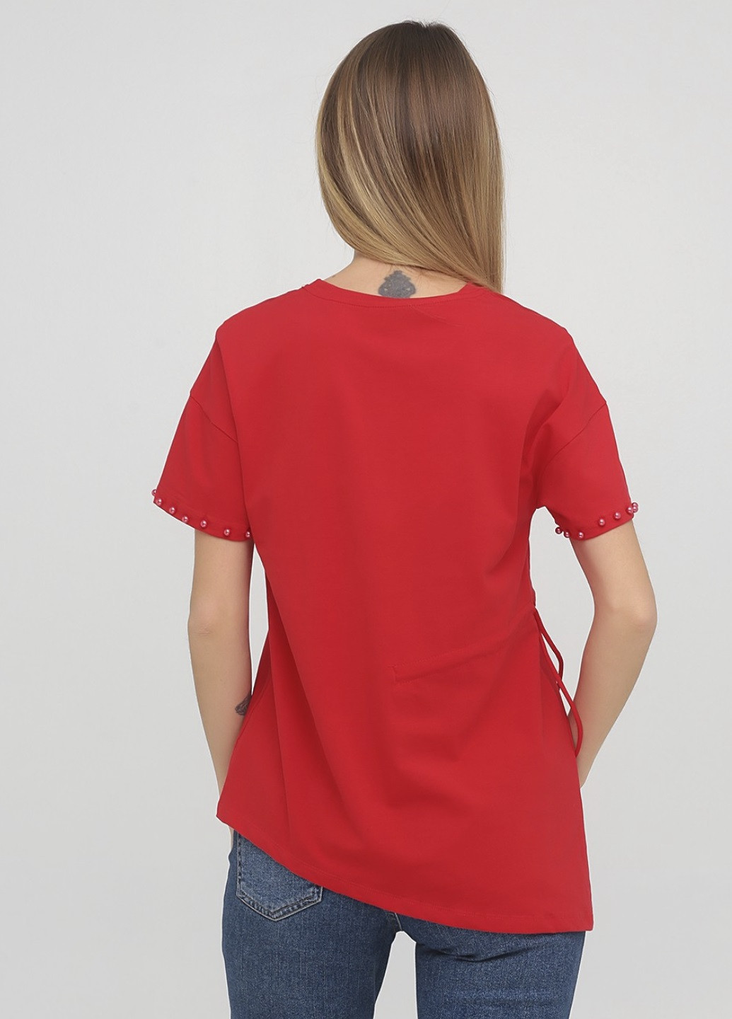 Красная всесезон футболка Monte Cervino
