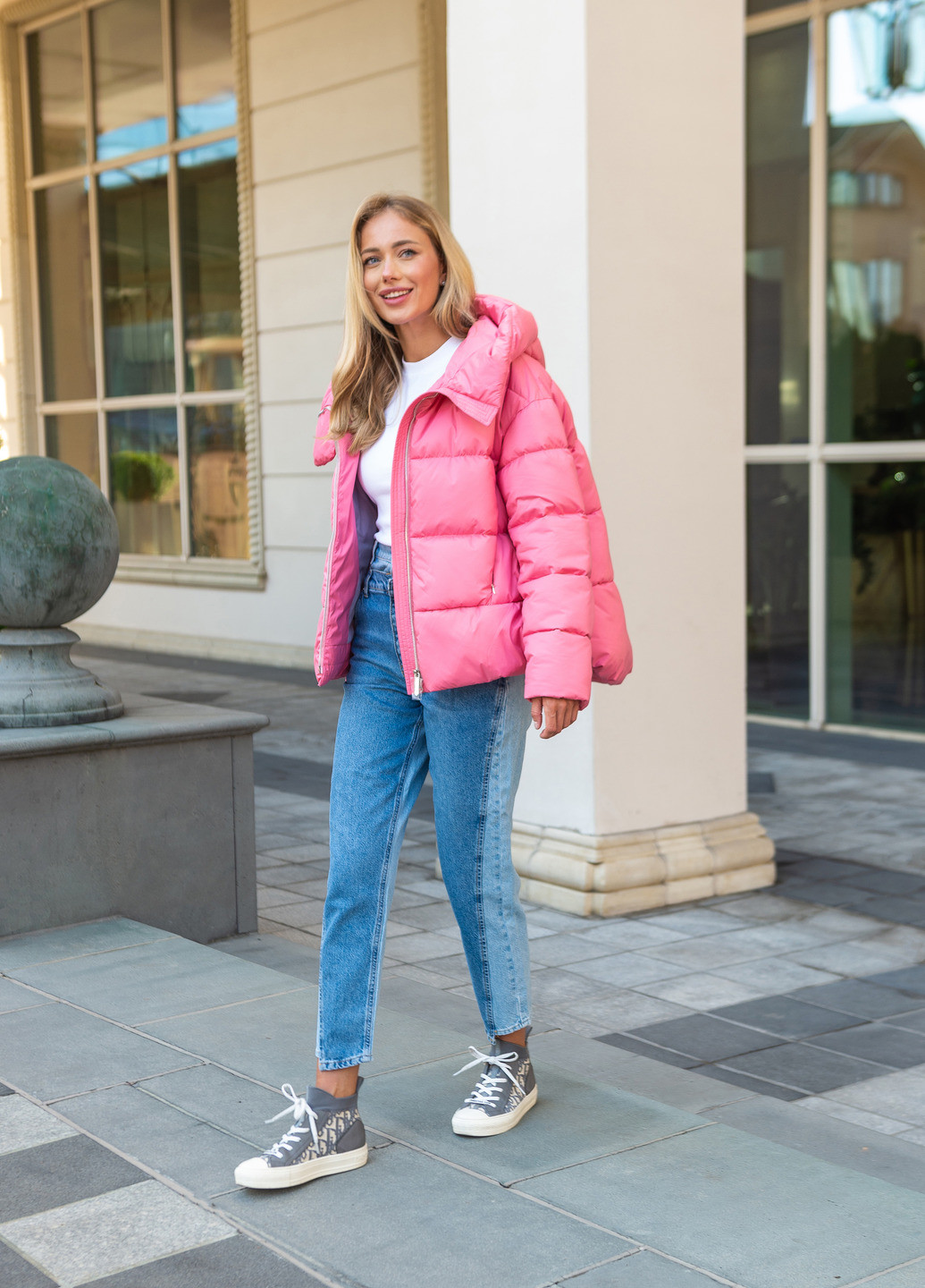 Рожева зимня куртка KTL&Kattaleya