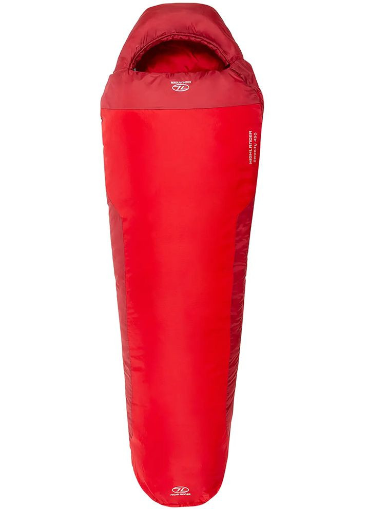 Спальный мешок Serenity 450/-10°C Red Left Highlander (263057757)