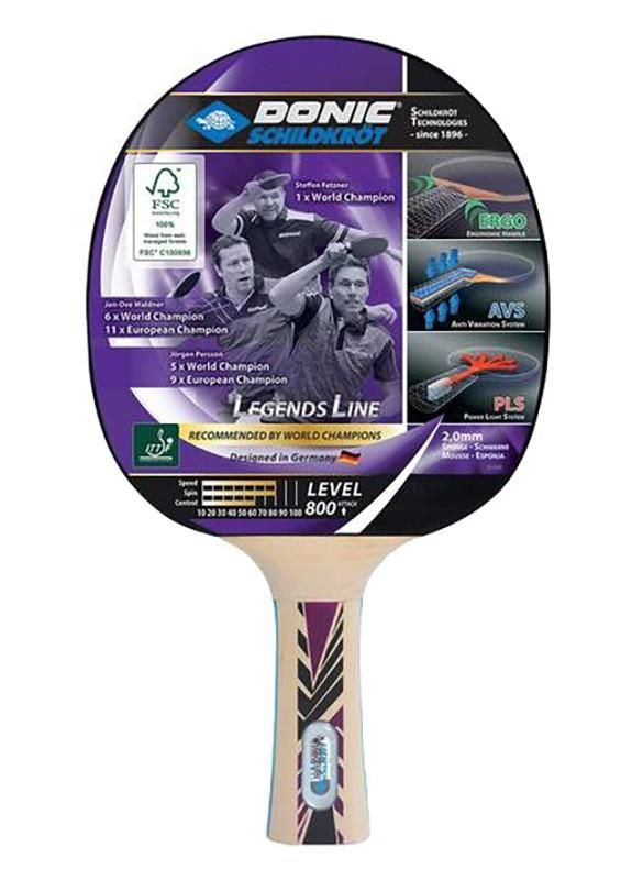 Набор для пинг-понга Legends 800 FSC (1 ракетка+чехол+3 мяч) Donic (263057710)
