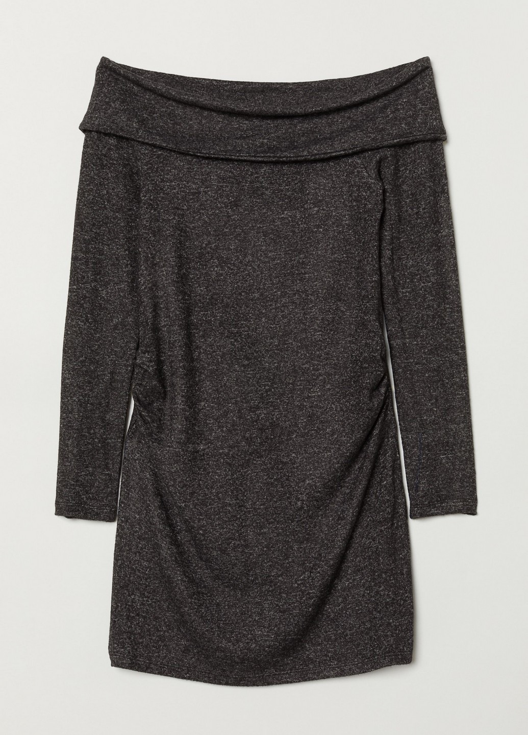Темно-сіра кежуал сукня для вагітних H&M однотонна