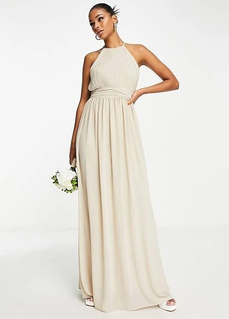 Бежевое платье Asos