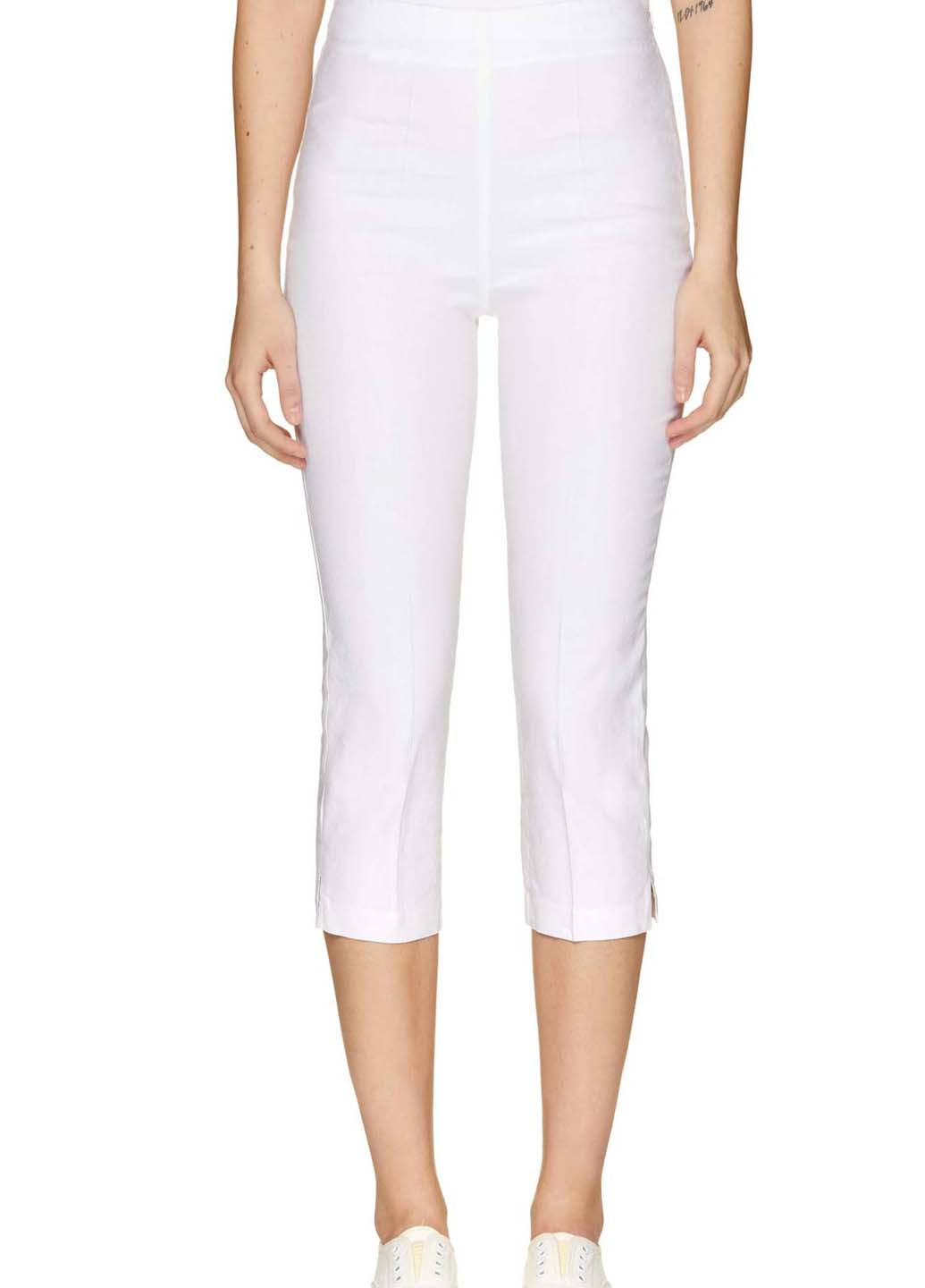 Белые кэжуал демисезонные брюки United Colors of Benetton