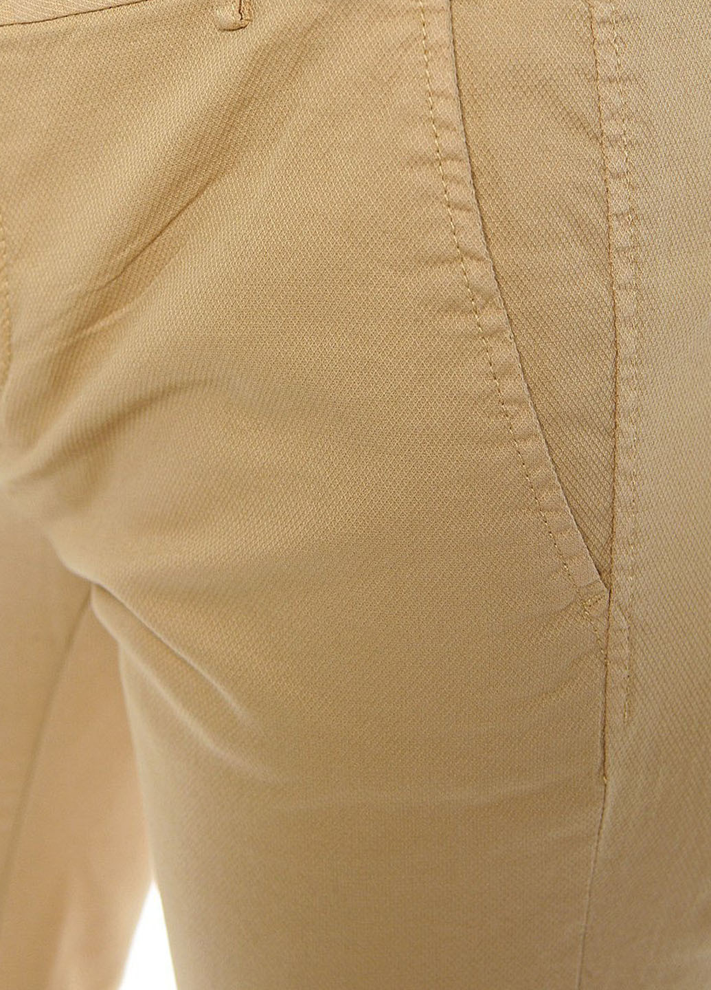 Бежевые кэжуал демисезонные брюки United Colors of Benetton