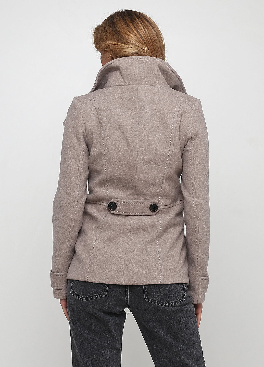 Темно-бежевое демисезонное Пальто пиджак H&M