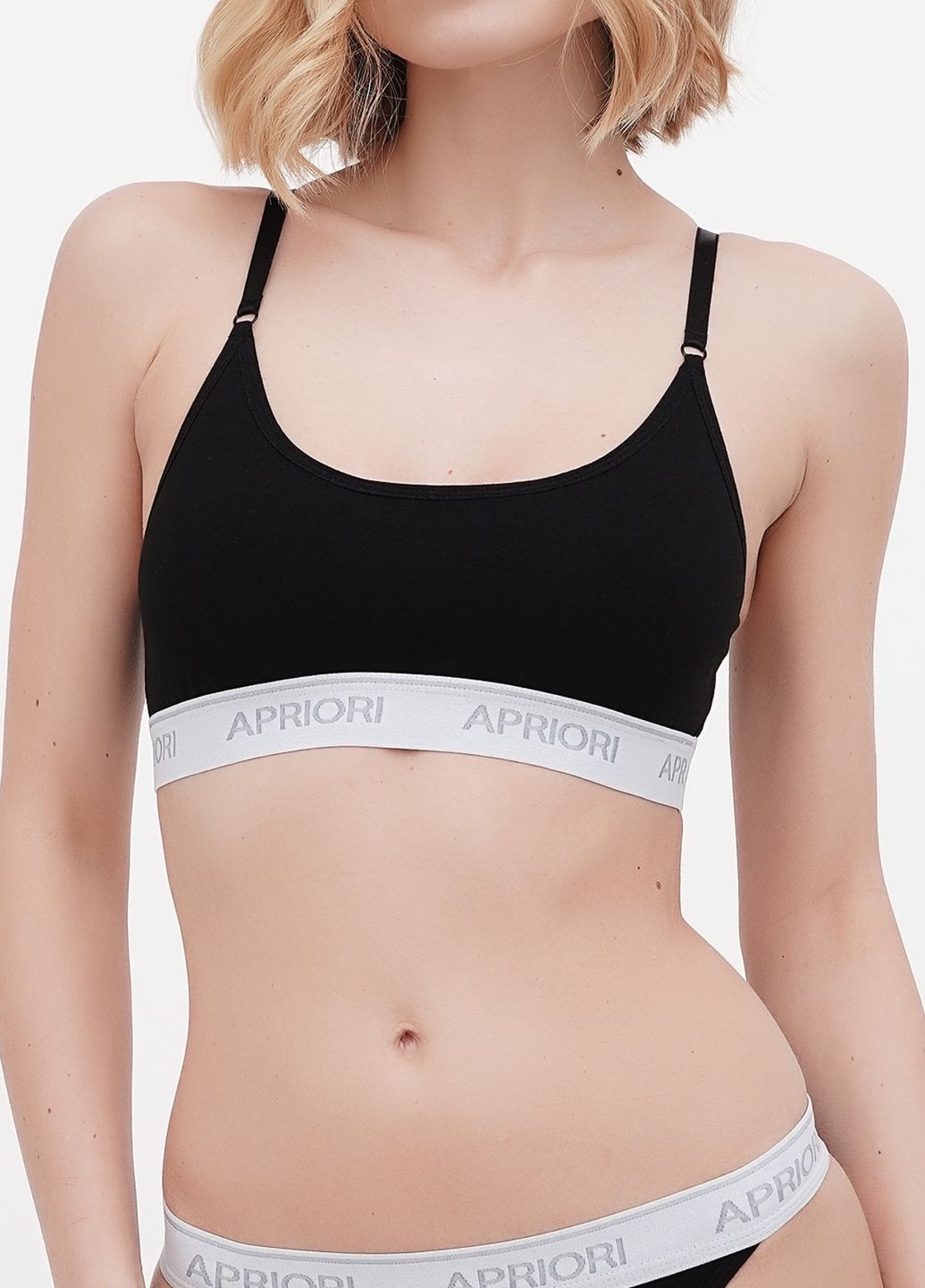 Чорний топ бралет black Apriori