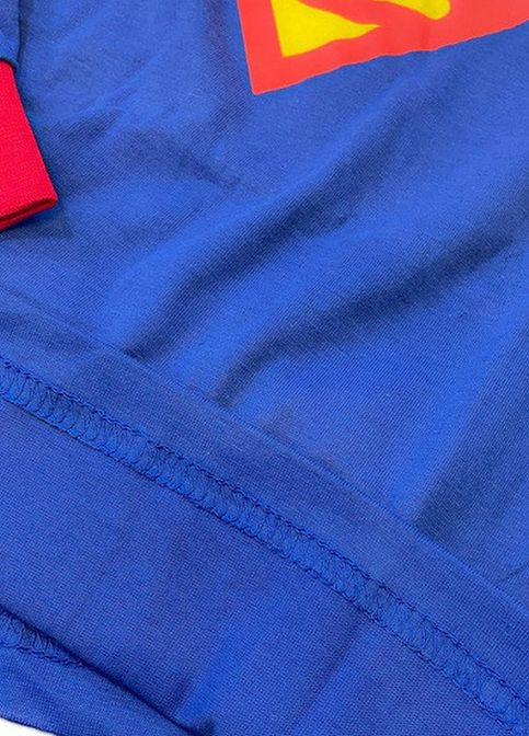 Комбинированная всесезон детская пижама для мальчика супермен disney хлопковая рост 90 красно-синий No Brand