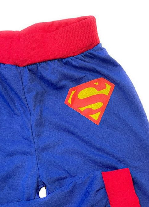 Комбінована всесезон дитяча піжама для хлопчика супермен disney бавовняна зріст 90 червоно-синій No Brand