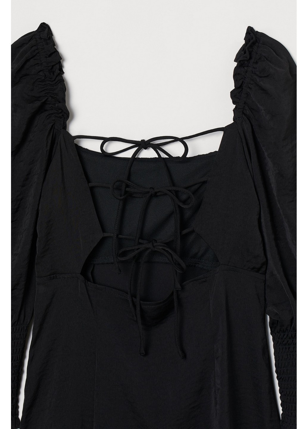 Черное кэжуал платье H&M однотонное