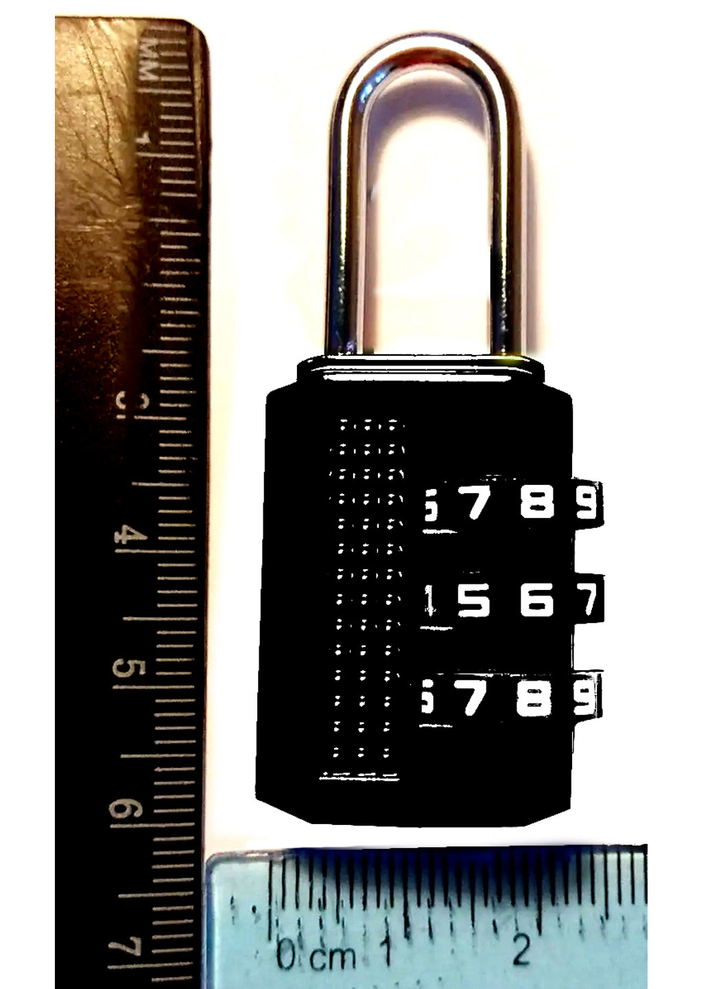 Замок навісний 55 х 23 х 10 з кодом Sports fashion 16-65 (263060253)