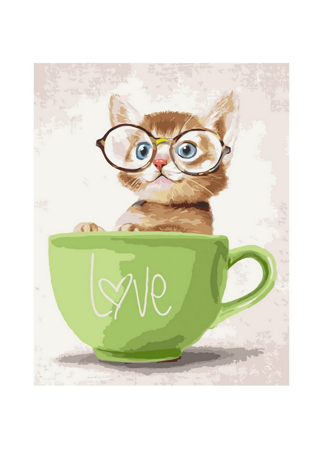 Картина по номерам "Котенок в чашке" 11512-AC 40х50см Art Craft (263063529)