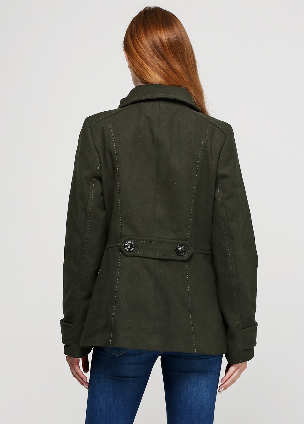 Зелене демісезонне Пальто піджак H&M