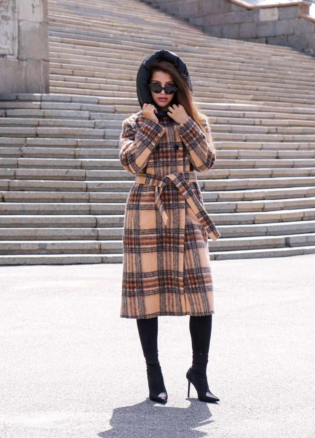 Коричневое зимнее Пальто MN