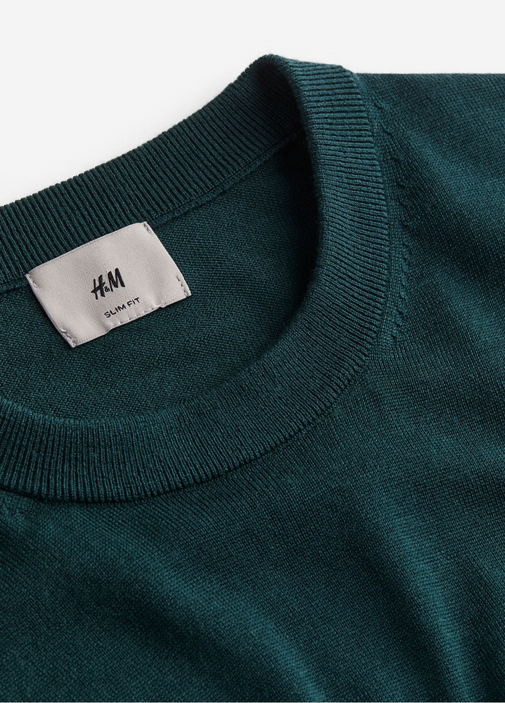 Темно-бирюзовый демисезонный свитер H&M