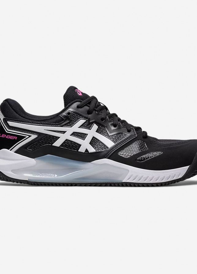 Чорні всесезон кросівки чоловічі gel-challenger 13 clay black/white (42.5) 9 Asics