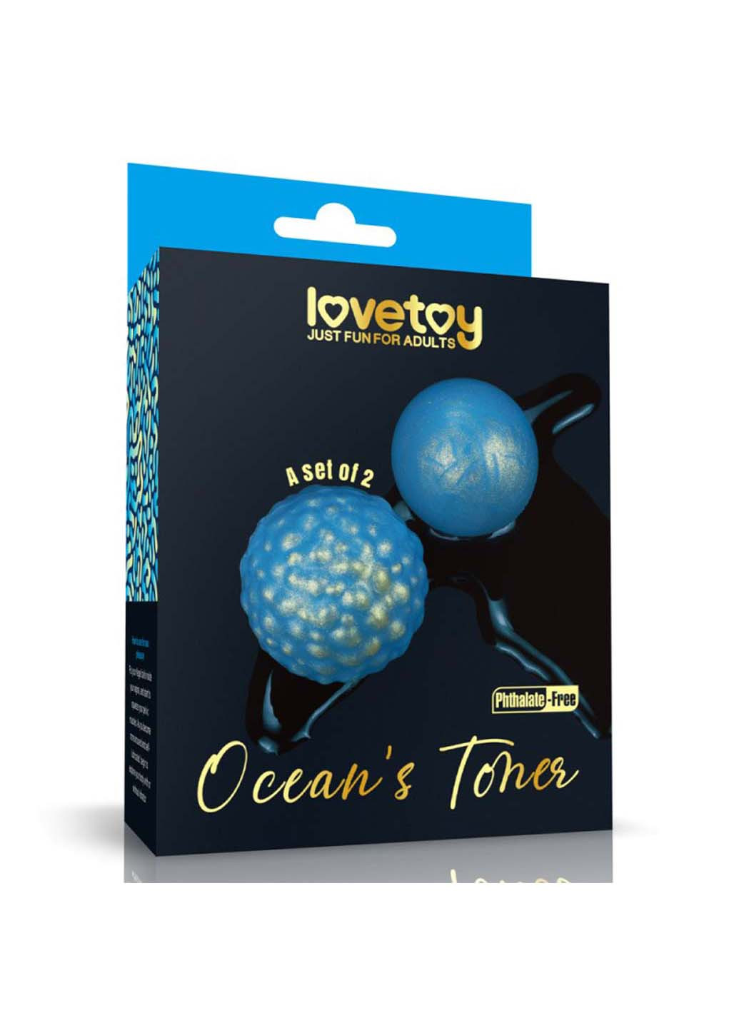 Вагинальные шарики для тренировки мышц Oceans Toner Egg Set Lovetoy (263348791)