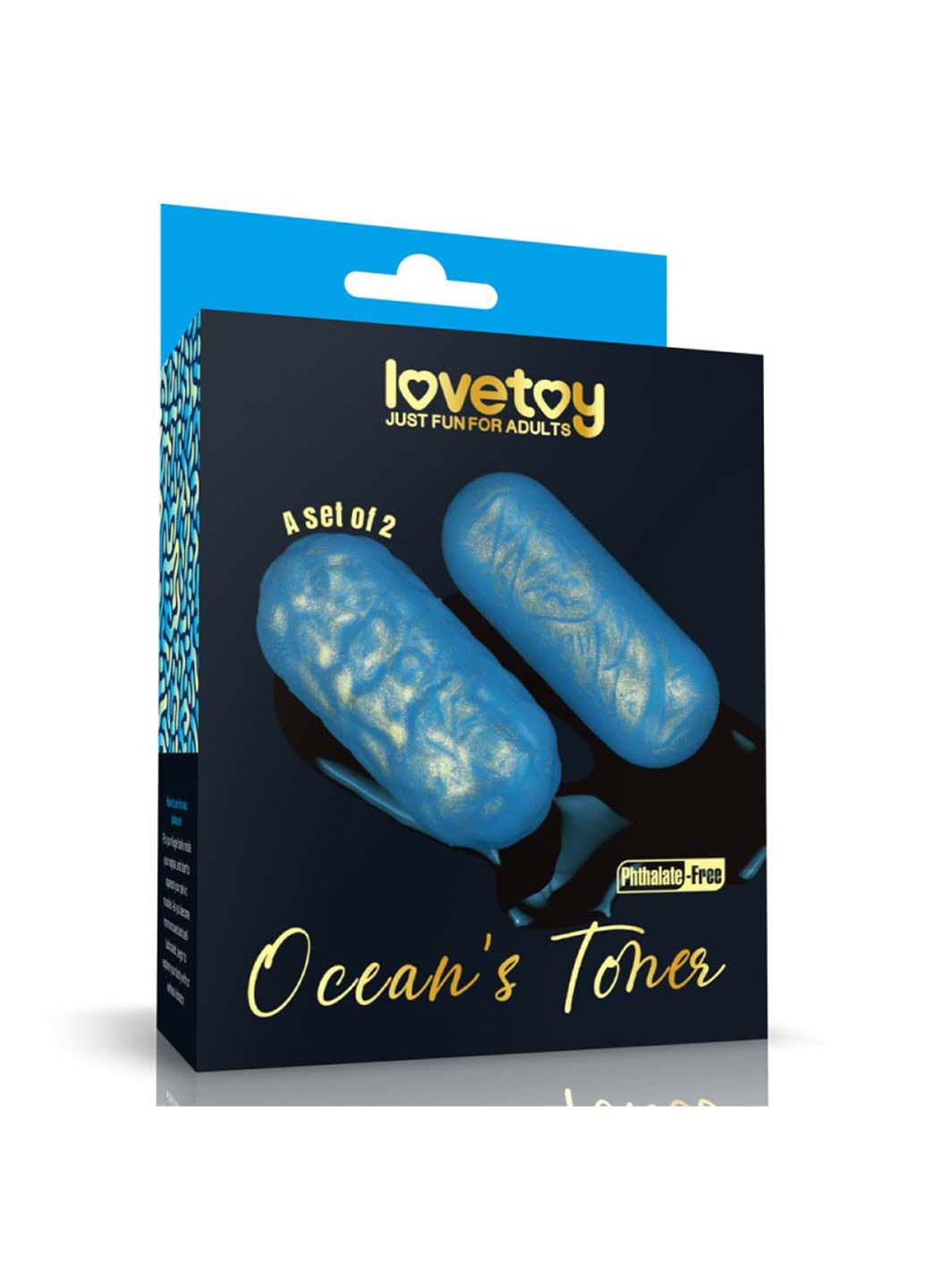 Вагінальні кульки для тренування м'язів Oceans Toner Egg Set Lovetoy (263348794)