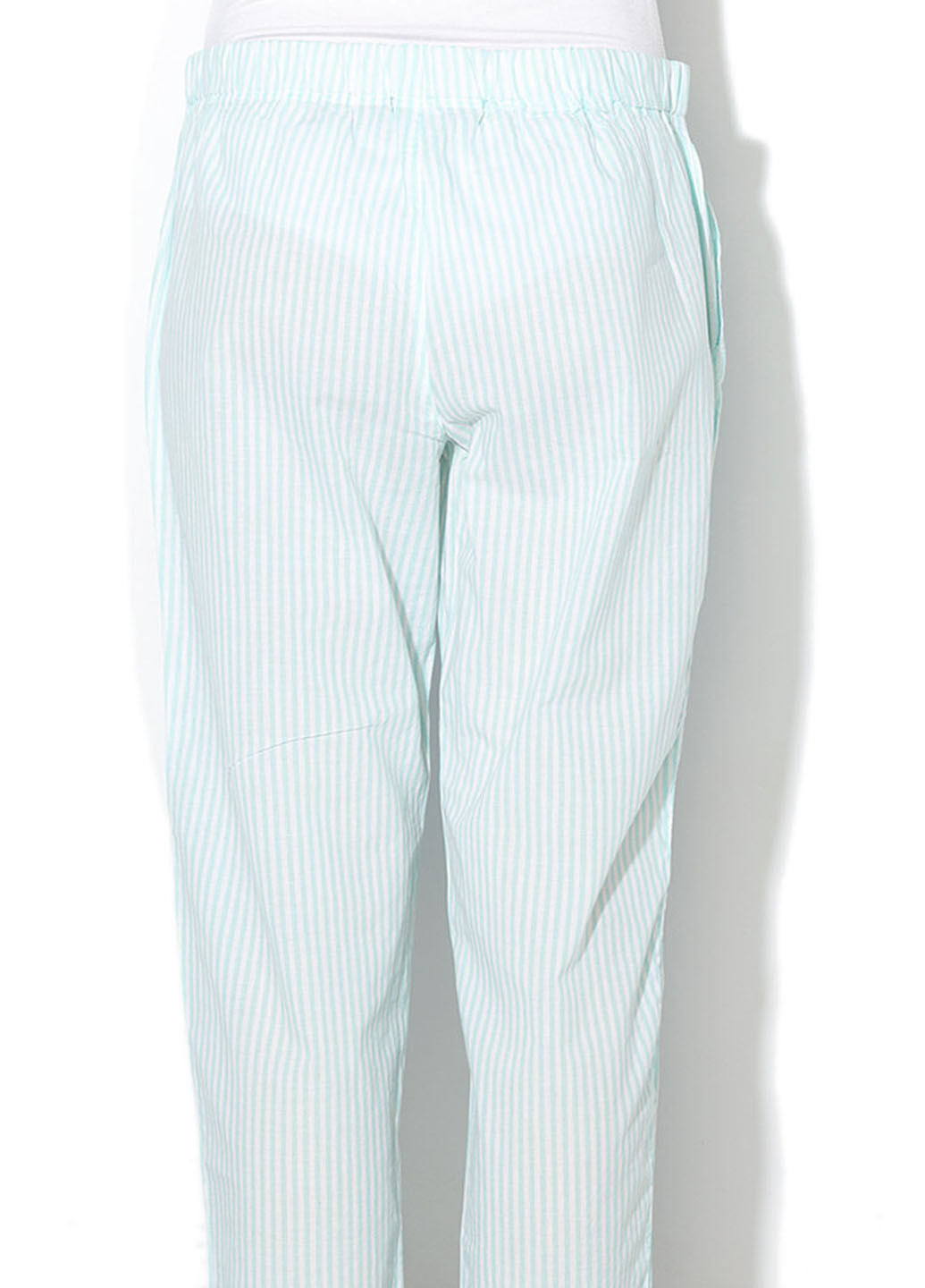 Бирюзовые кэжуал демисезонные брюки United Colors of Benetton