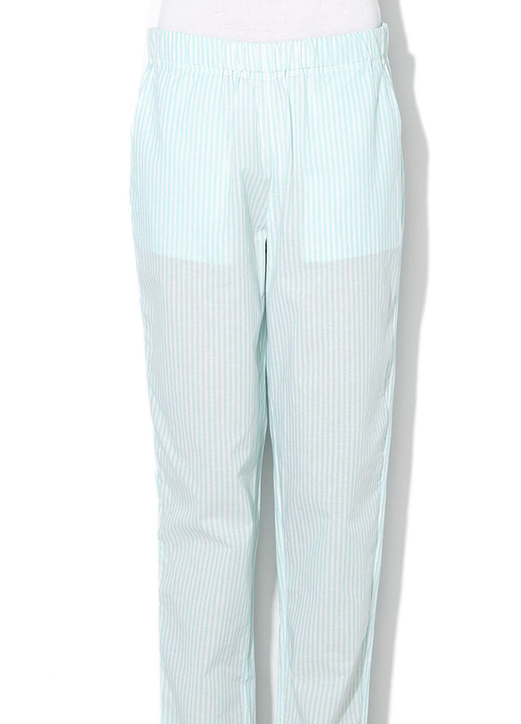 Бирюзовые кэжуал демисезонные брюки United Colors of Benetton