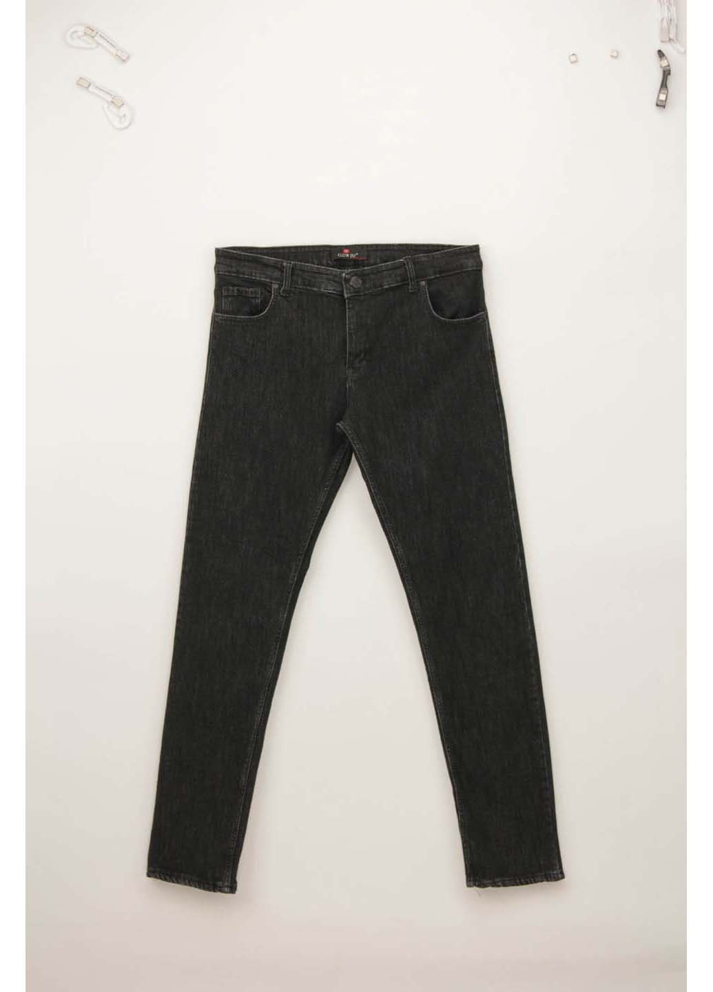 Черные демисезонные джинсы regular fit CLUB JU
