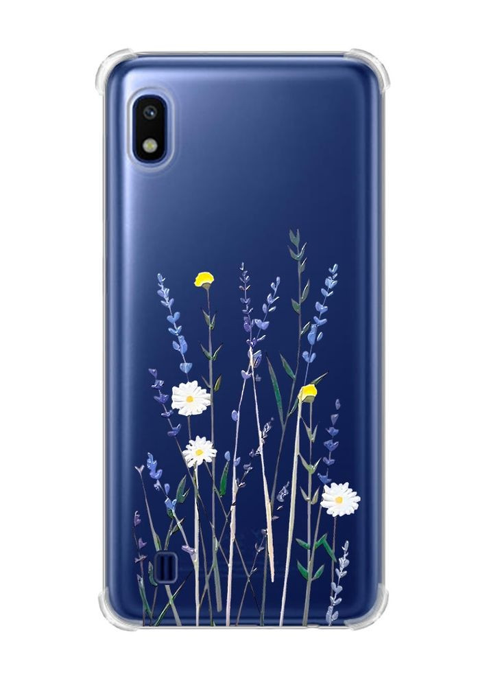 Чехол с утолщёнными углами для Samsung Galaxy A10 (2019)/A105 :: Полевые цветы (принт 270) Creative (263209310)