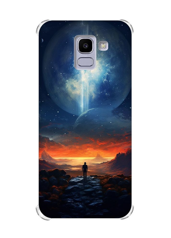 Чехол с утолщёнными углами для Samsung Galaxy J6 (2018) J600F :: Космос (принт 247) Creative (263209376)